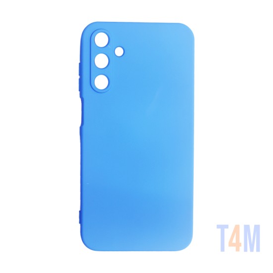 Capa de Silicone com Moldura de Câmera para Samsung Galaxy A15 4g Azul